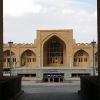 View of the caravanserai yard from the main entrance